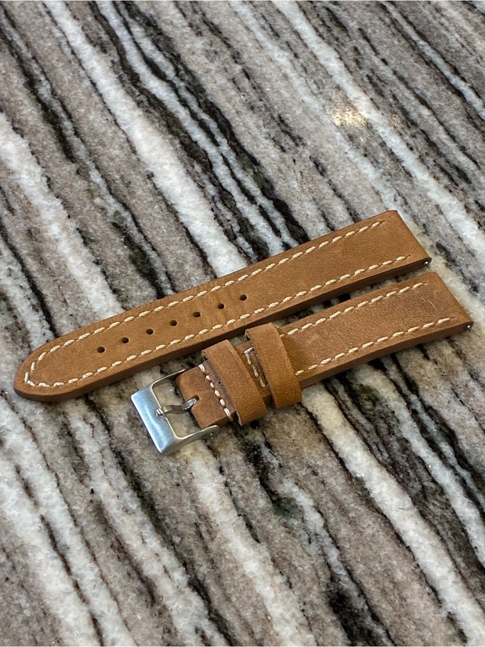 20mm Brand New Genuine Leather Watch Strap